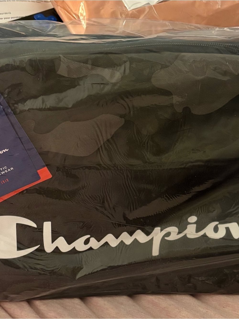 Champion Camo Athletic Logo Gear